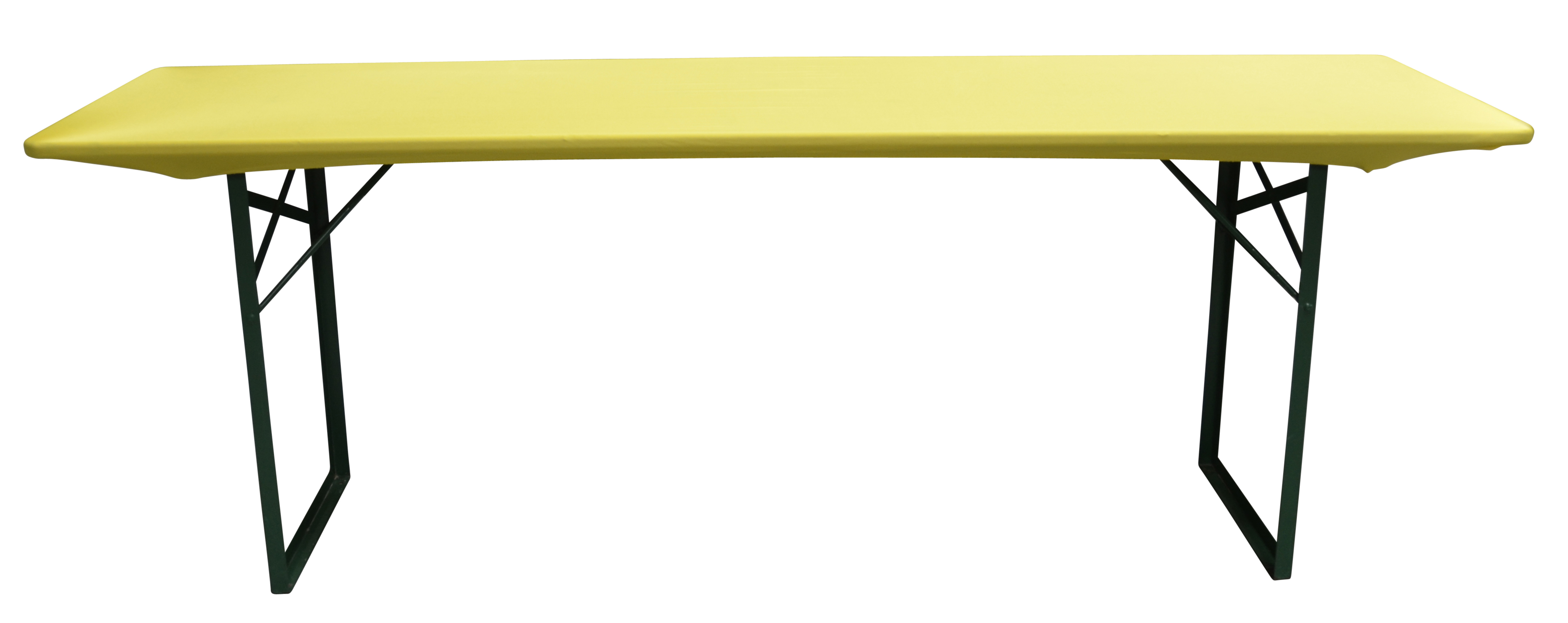 Topcover 60x220 cm stretch geel