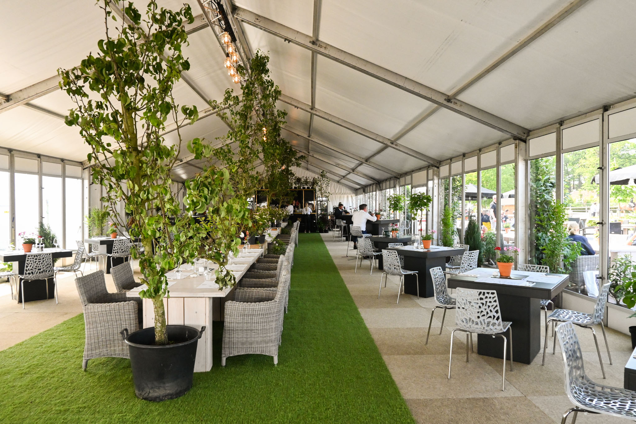 Sfeerimpressie Brasserie de Tuin, CSI Twente 2023
