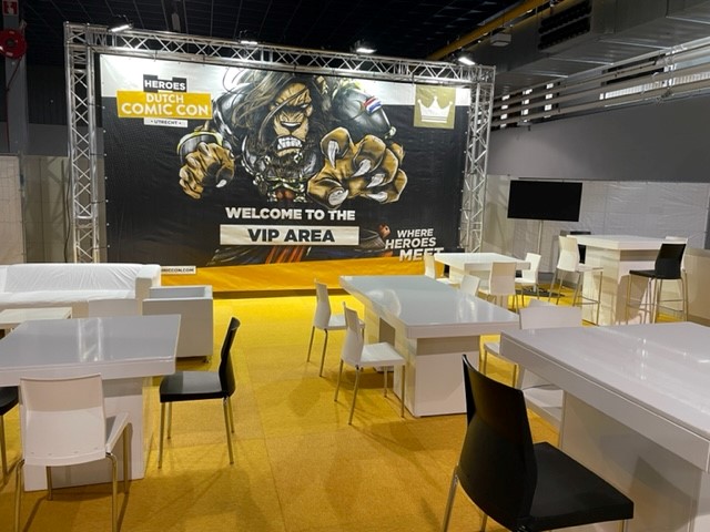 VIP lounge bij de DCC in Utrecht